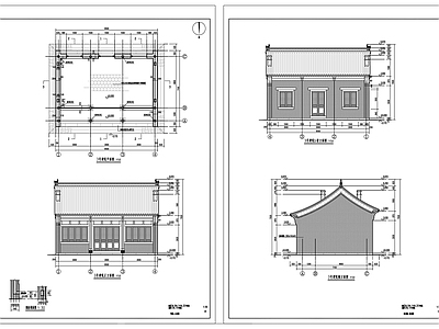 四合院建筑 施工图