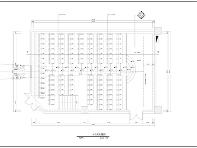 电影院4厅装修设计图 施工图