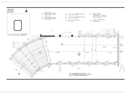 木廊道地下车库出入口细部 施工图 建筑通用节点