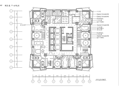 KTV包房装修 施工图