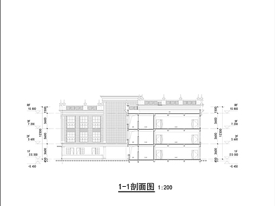 幼儿园3188平方米建筑 施工图