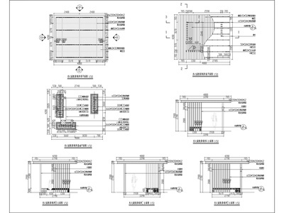 景观亭详图 施工图