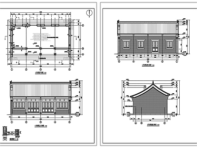 四合院建筑 施工图