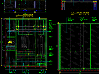 衣柜节点图 施工图 柜类
