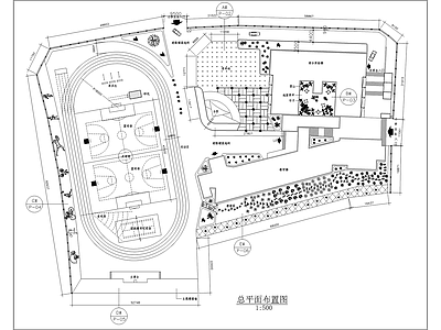 小学景观规划 施工图