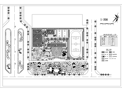 校园景观规划 施工图