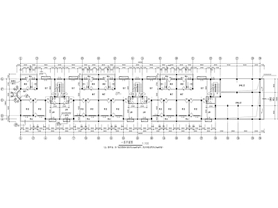 临街商住楼建筑 施工图