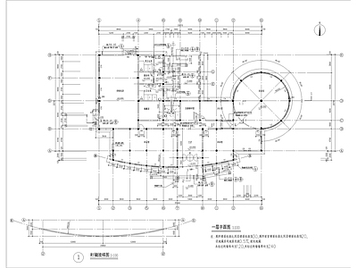 商业会所建筑 施工图 娱乐会所