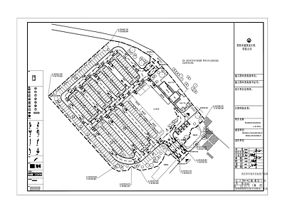 户外停车场全套 施工图