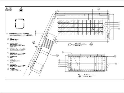 小区车棚细部 施工图 建筑通用节点