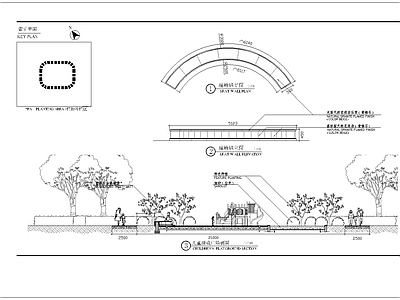 儿童游戏广场细部 施工图