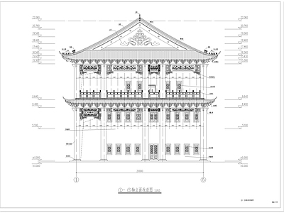 古建筑寺庙 施工图