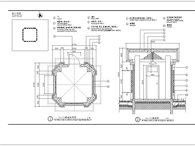 门卫亭细部 施工图