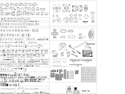 奢华酒店屏风家具 图库 工装综合图库