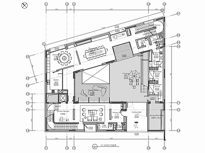 四层合院别墅室内 施工图