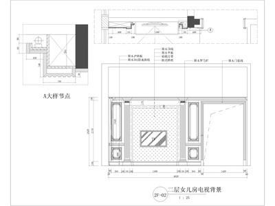 16张别墅卧室护墙板 图库