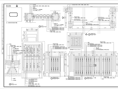 小门细部 施工图 通用节点