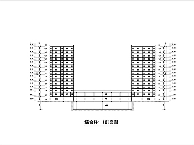 学生宿舍食堂建筑平面图