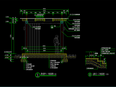 景观亭 施工图