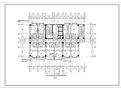 宾馆建筑设计 施工图