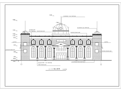 度假村建筑 施工图