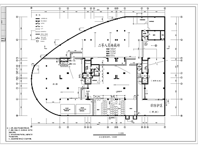 地下室人防建筑 施工图