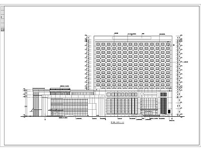 酒店整套建筑 施工图 概念方案