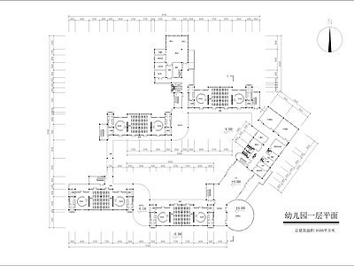 幼儿园建筑 施工图