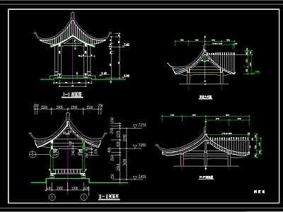 古建筑小品 施工图