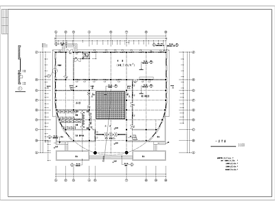 城建图书馆建筑含说明 施工图