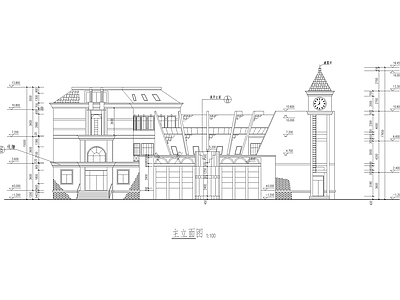 高档会所建筑 施工图 娱乐会所