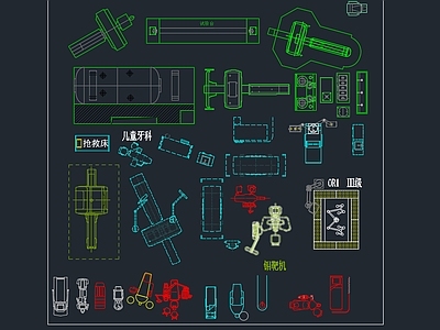 医疗器械 图库 工装综合图库