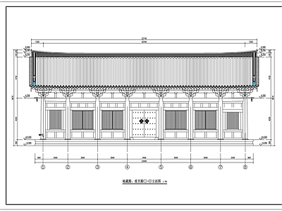 地藏殿观音殿唐代古建筑 施工图