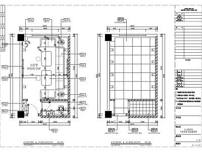 KTV包间整套装修 施工图
