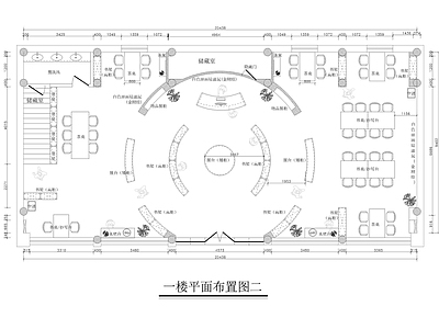 图书馆室内平面图