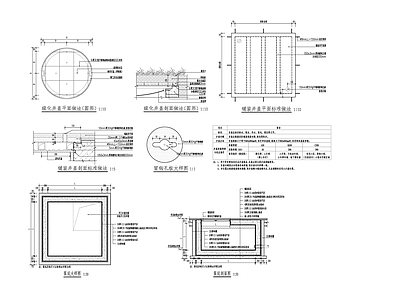 装饰井盖地漏排水沟做法 施工图