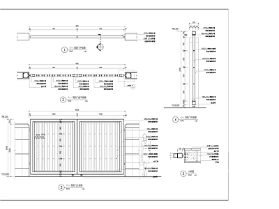 新中式消防门 施工图 通用节点