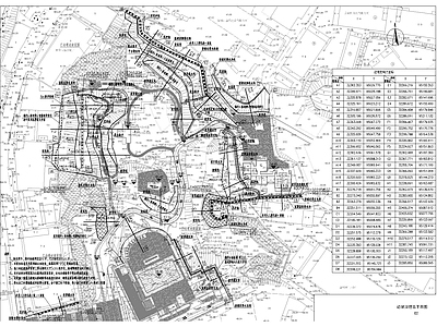 航城街道九围社区公园边坡 施工图