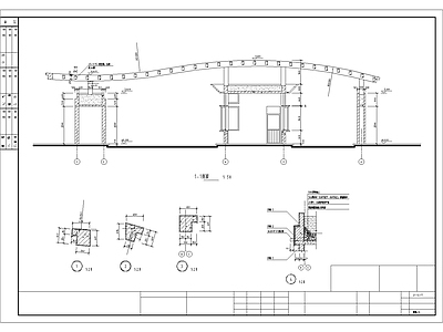 小区大门 施工图 通用节点