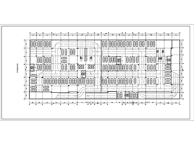 商场地下二层停车场平面图
