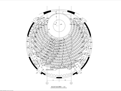 大型观众厅详图 施工图