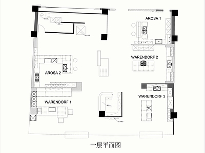 橱柜展厅 施工图