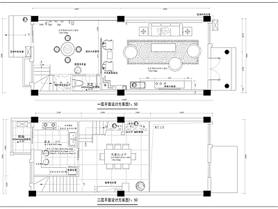 二层小别墅样板装修 施工图