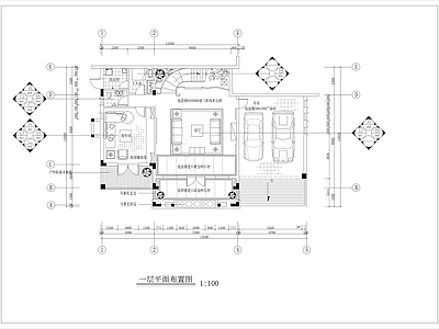 三层独栋别墅样板装修 施工图