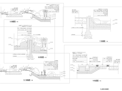 花园地面节点 施工图