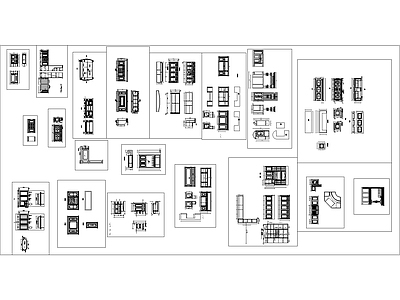 经典柜体CAD 施工图