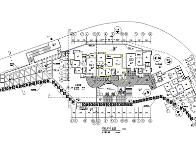 售楼样板区建筑 施工图