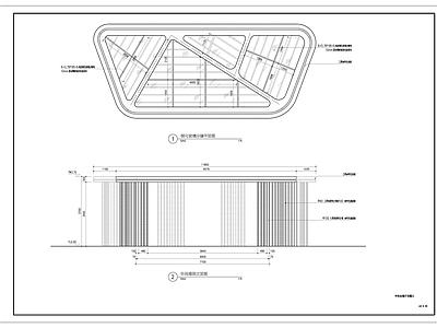 休闲廊架详图 施工图