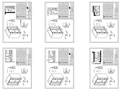 淋浴房深化详图 施工图 家具节点