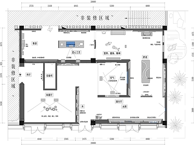 工法展厅平面图